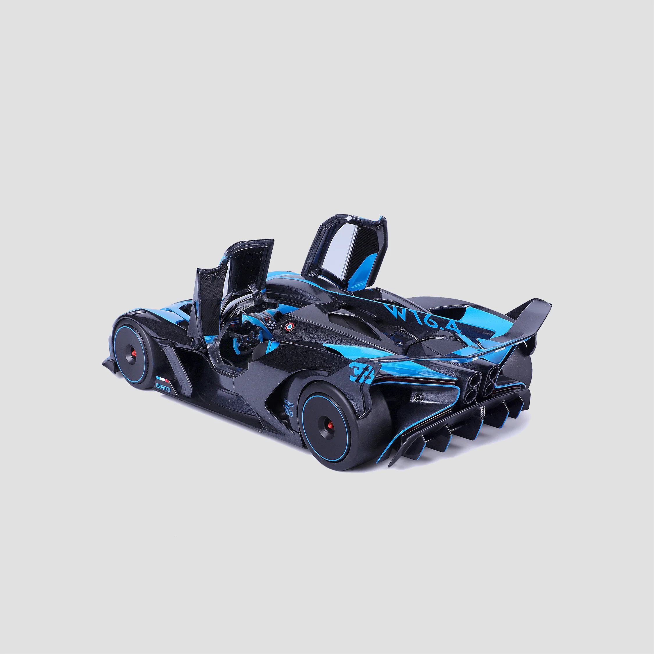 BUGATTI BOLIDE SCALE MODEL 1:18 BLUE - Image 3