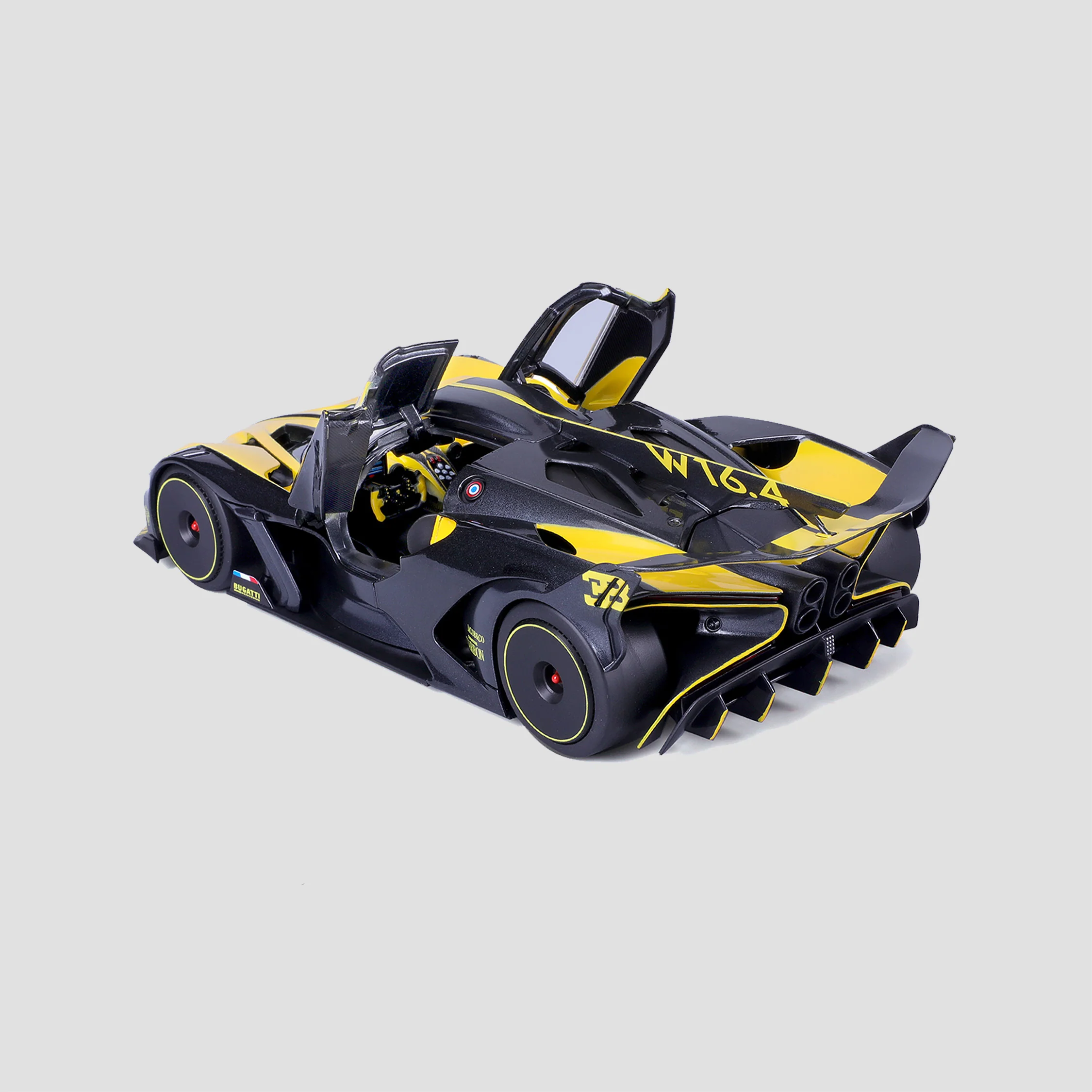 BUGATTI BOLIDE SCALE MODEL 1:18 YELLOW - Image 3