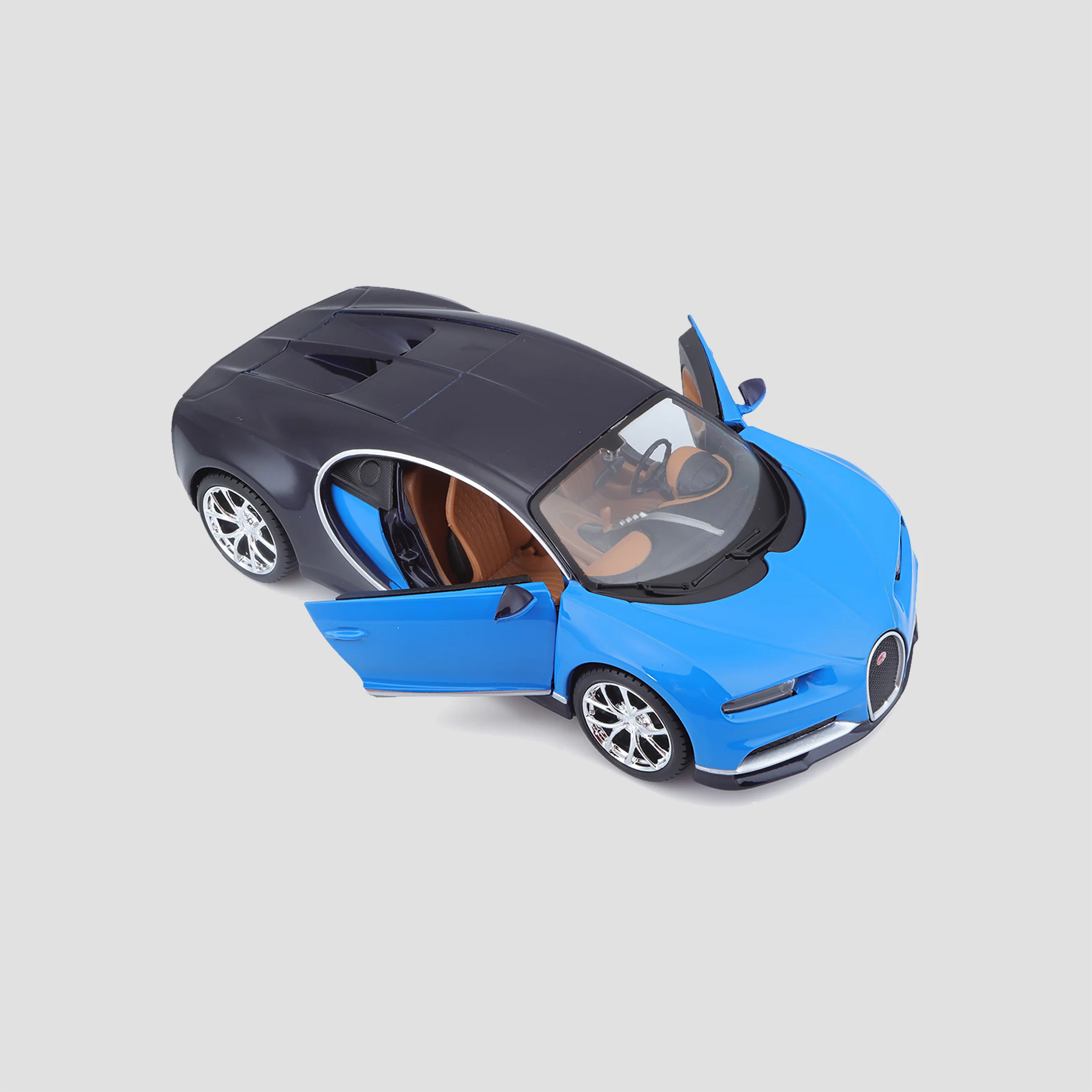 BUGATTI CHIRON SCALE MODEL 1:24 BLUE - Image 3