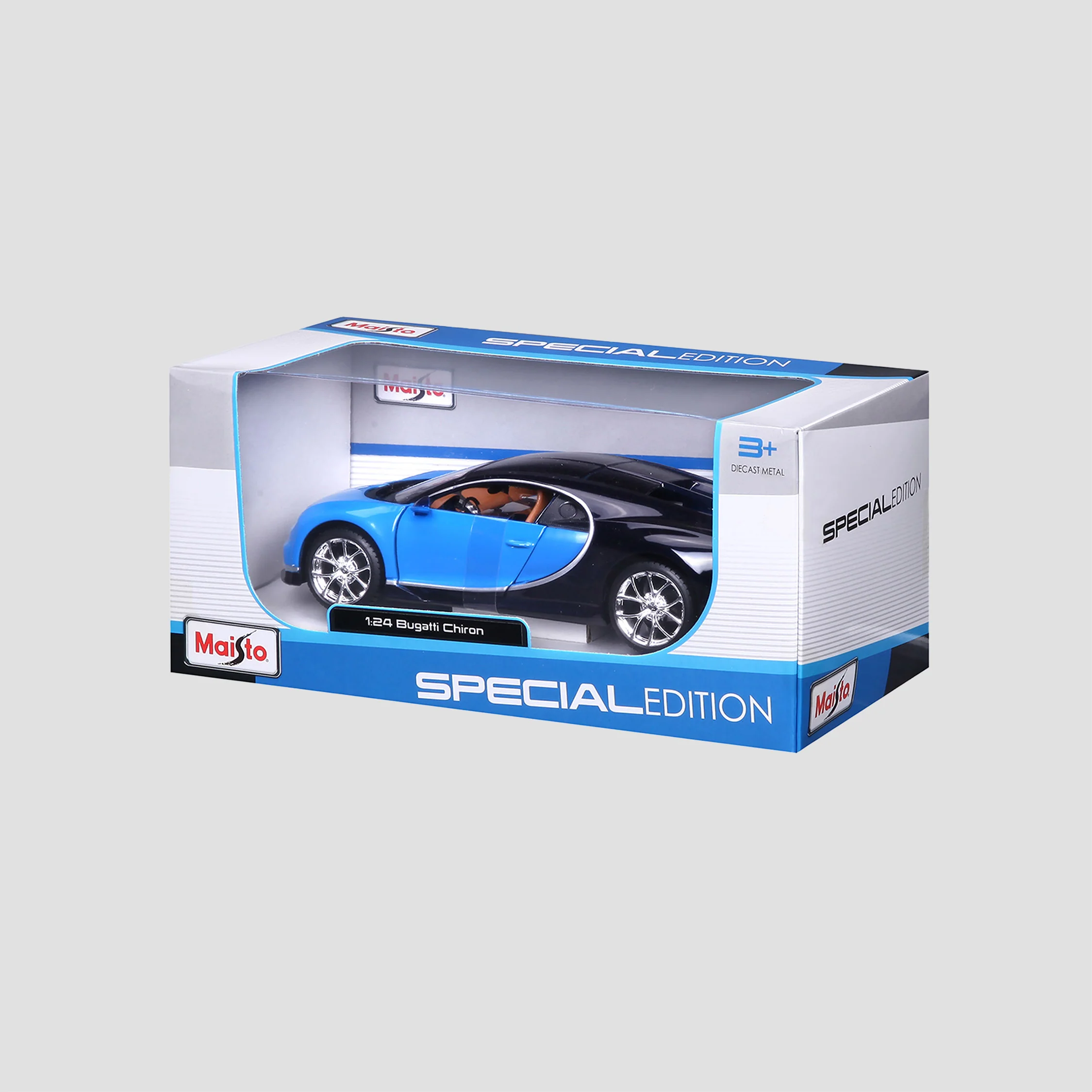 BUGATTI CHIRON SCALE MODEL 1:24 BLUE - Image 4