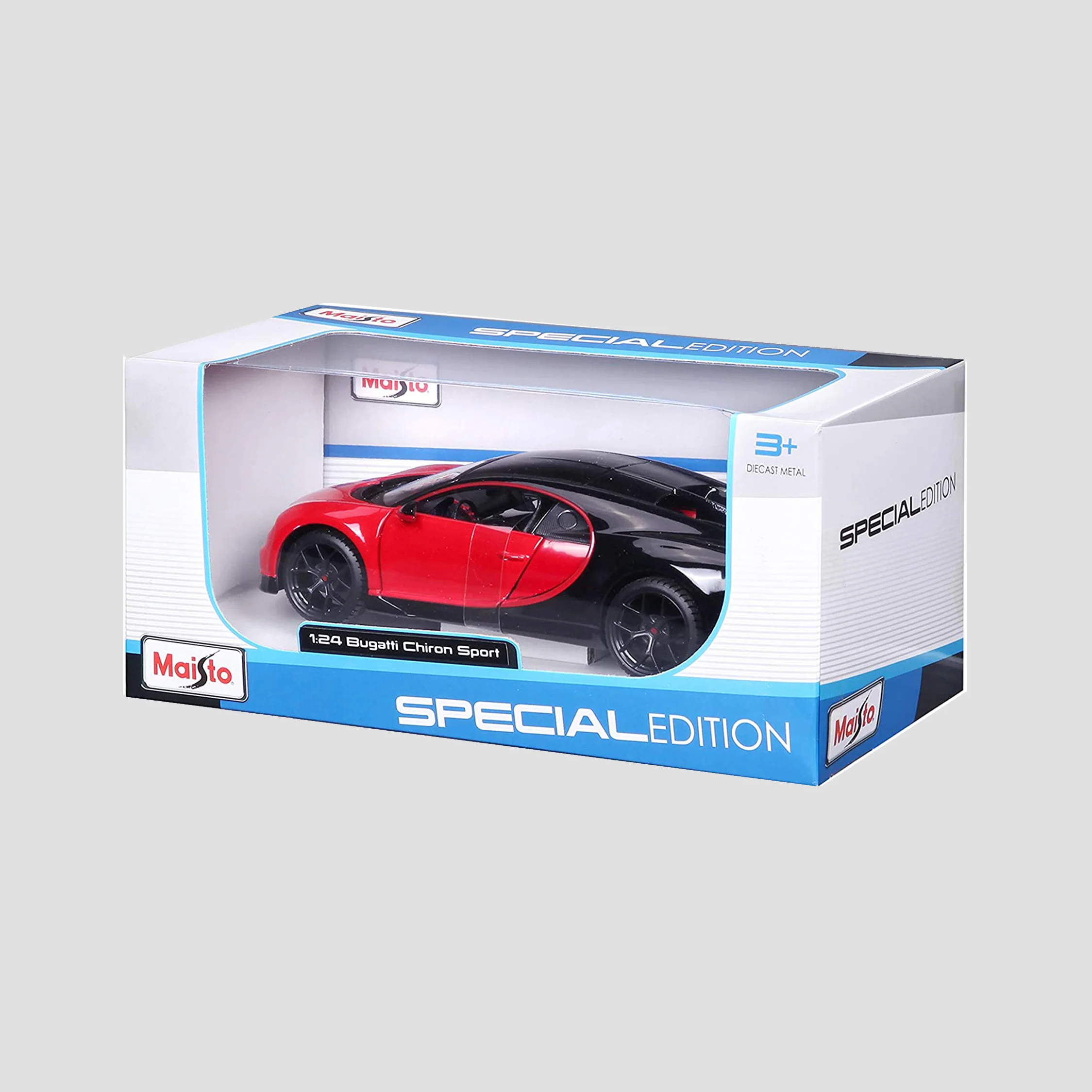 BUGATTI CHIRON SPORT SCALE MODEL 1:24 RED - Image 4