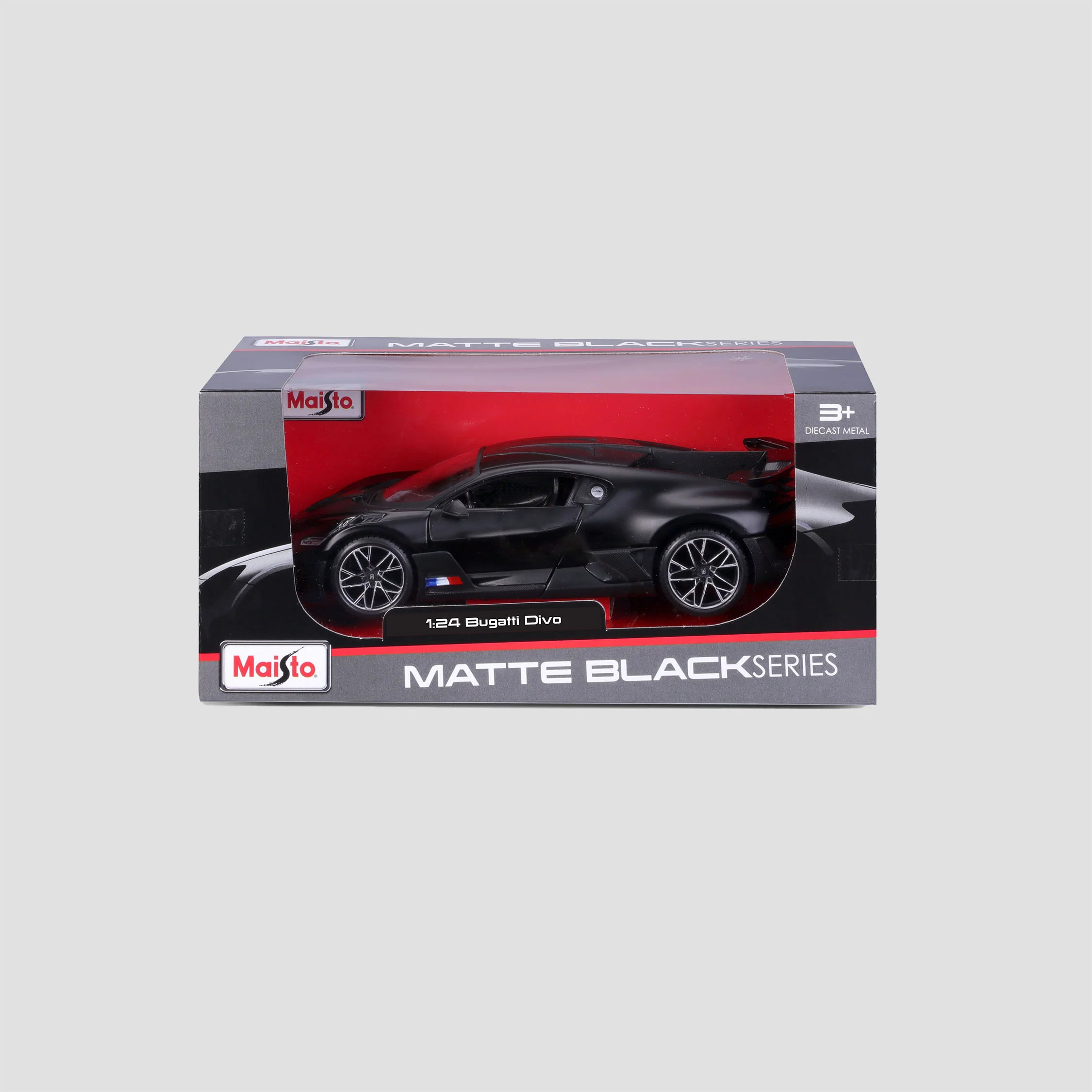 BUGATTI DIVO SCALE MODEL 1:24 MATTE BLACK - Image 8