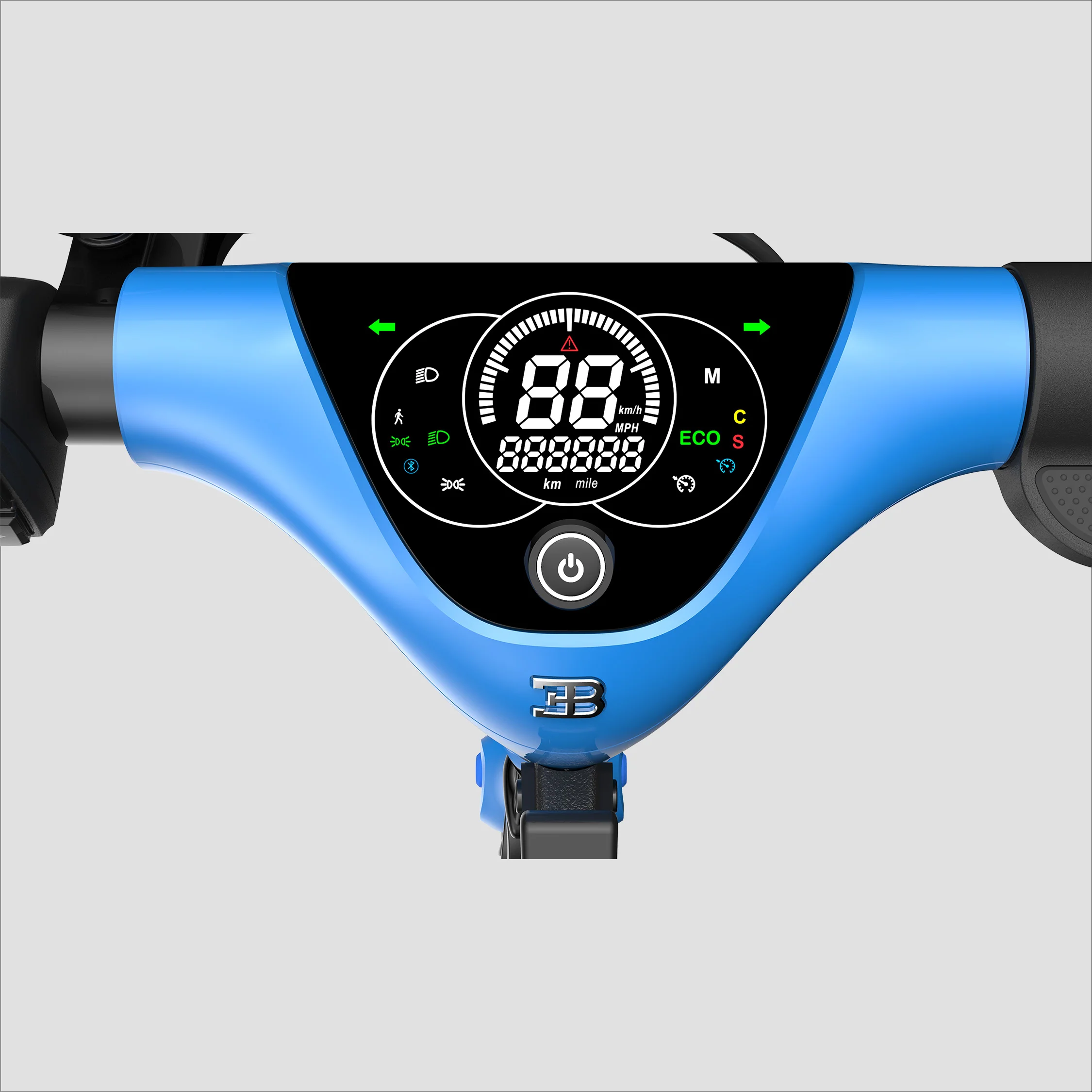 BUGATTI E-SCOOTER 10" MAX BLUE - Image 8